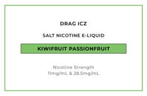 DRAG ICZ Salts - Kiwifruit Passionfruit