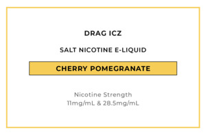 20mg Salts: DRAG ICZ Salts - Cherry Pomegranate