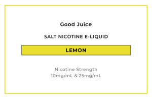 25mg Salts: Good Juice Salts - Lemon