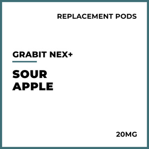 Grabit NEX+ Pre-filled Replacement Pods - Sour Apple