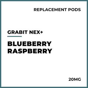 Grabit NEX+ Pre-filled Replacement Pods - Blueberry Raspberry