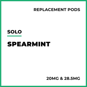 Solo Pre Filled Replacement Pods: solo Replacement Pods - Spearmint