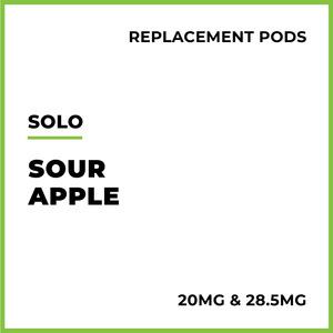 Solo Pre Filled Replacement Pods: solo Replacement Pods - Sour Apple