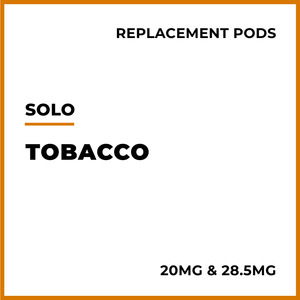 solo Replacement Pods - Tobacco
