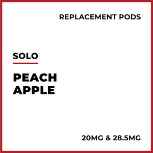 Solo Pre Filled Replacement Pods: solo Replacement Pods - Peach Apple
