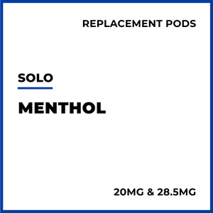 solo Replacement Pods - Menthol