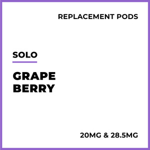solo Replacement Pods - Grape Berry