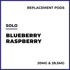Solo Pre Filled Replacement Pods: solo Replacement Pods - Blueberry Raspberry