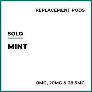 Solo Pre Filled Replacement Pods: solo Replacement Pods - Mint