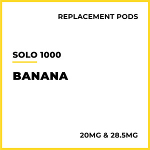 Solo Pre Filled Replacement Pods: solo 1000 Pre-filled Replacement Pods