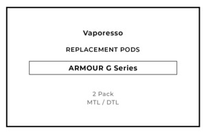 Pods Coils: Vaporesso - Armour G Series Replacement Pod