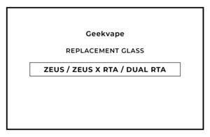 Supplies Parts Accessories: Geekvape - Zeus X RTA / Dual RTA / Zeus Sub-ohm Replacement Glass