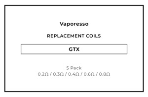 Coils: Vaporesso - GTX Replacement Coils