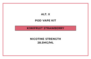 Alt: alt. X Pod Vape Kit - Kiwifruit Strawberry