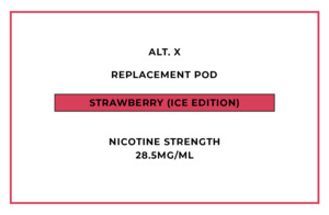 alt. X Replacement Pod - Strawberry (Ice Edition)