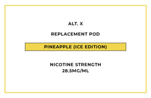 alt. X Replacement Pod - Pineapple (Ice Edition)