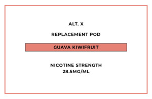 alt. X Replacement Pod - Guava Kiwifruit
