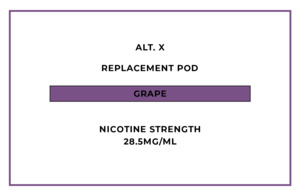 alt. X Replacement Pod - Grape