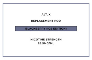 alt. X Replacement Pod - Blackberry (Ice Edition)