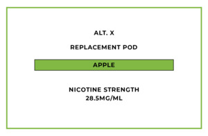 Alt: alt. X Replacement Pod - Apple