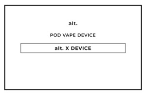 alt. X Pod Vape Device