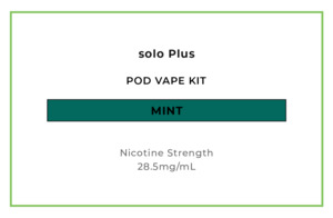 solo Plus Pod Vape Kit - Mint