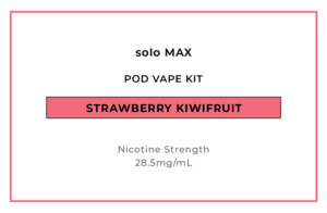 Pod Vapes: solo MAX 14000 Pod Vape Kit - Strawberry Kiwifruit