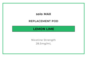 solo MAX 14000 Replacement Pod - Lemon Lime