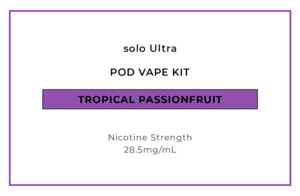 Solo Ultra Pod Vape: solo Ultra Pod Vape Kit - Tropical Passionfruit