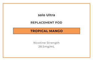 Solo Ultra Pod Vape: solo Ultra Replacement Pod - Tropical Mango