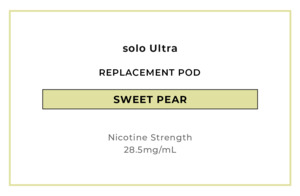 solo Ultra Replacement Pod - Sweet Pear