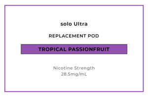 solo Ultra Replacement Pod - Tropical Passionfruit