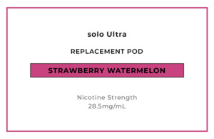 Solo Ultra Pod Vape: solo Ultra Replacement Pod - Strawberry Watermelon