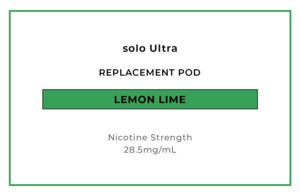 solo Ultra Replacement Pod - Lemon Lime