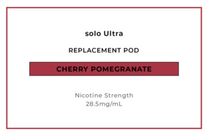solo Ultra Replacement Pod - Cherry Pomegranate