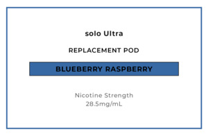 solo Ultra Replacement Pod - Blueberry Raspberry