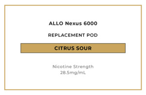 Allo Nexus Pod Vape Kits Replacement Pods Online: ALLO Nexus 6000 Pre-filled Replacement Pod