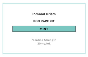 Inmood Prism 15k Pod Vape Kits And Replacement Pods: Inmood Prism 15K Pod Vape Kit - Mint