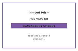 Inmood Prism 15K Pod Vape Kit - Blackberry Cherry