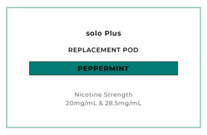 solo Plus Replacement Pod - Peppermint