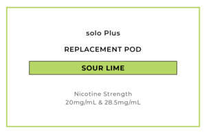 solo Plus Replacement Pod - Sour Lime