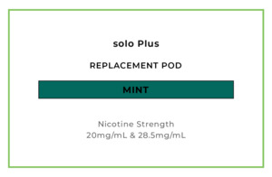 solo Plus Replacement Pod - Mint