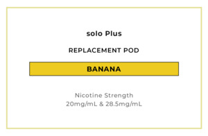 solo Plus Replacement Pod - Banana