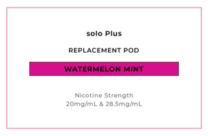 Solo Plus: solo Plus Replacement Pod - Watermelon Mint