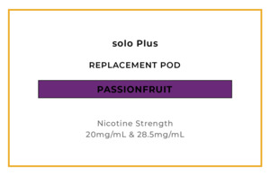 Solo Plus: solo Plus Replacement Pod - Passionfruit