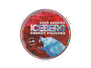 Energy Pouches: ICEBERG Energy Pouches - Sour Berries