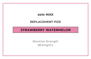 solo MAX 14000 Replacement Pod - Strawberry Watermelon
