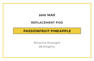 solo MAX 14000 Replacement Pod - Passionfruit Pineapple