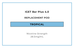 IGET Bar Plus 4.0 Replacement Pod - Tropical