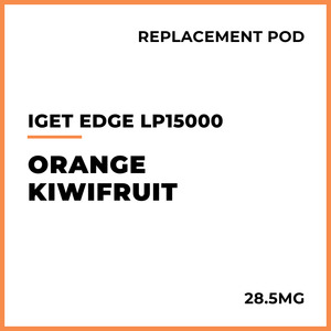 IGET Edge LP15000 Replacement Pod - Orange Kiwifruit